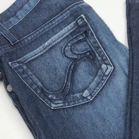 PREMIUM ROCK & REPUBLIC 5-POCKET SKINNY JEANS 26x28 ๐ - Picture 10 of 13